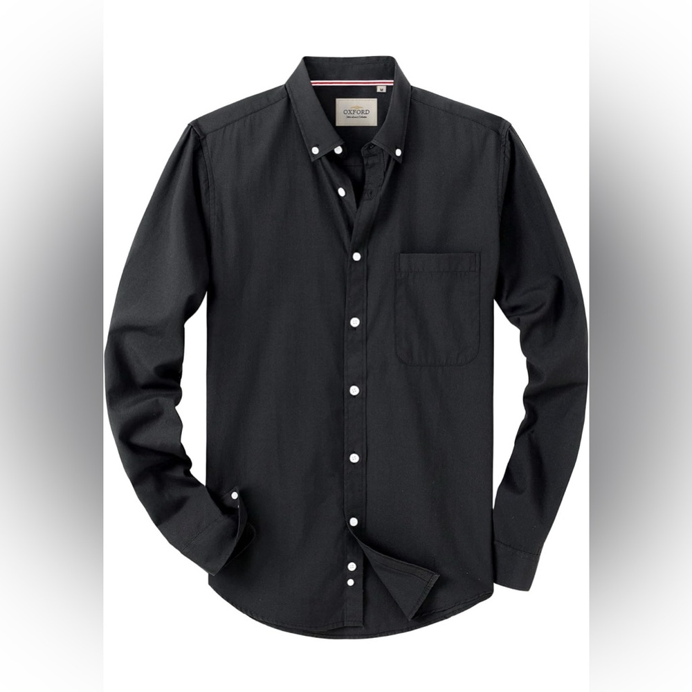Oxford Black Men's Shirt New
